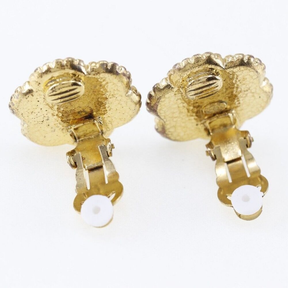 CHANEL Earring vintage Plated Gold 17.4g Women - Picture 6 of 8
